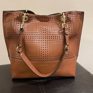 Calvin Klein Brown Shoulder Bag.